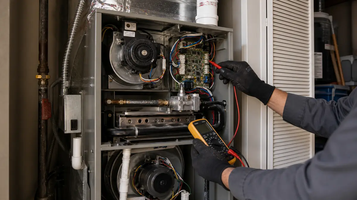 Carrier 59-series gas furnace models compared for Encino, CA homes